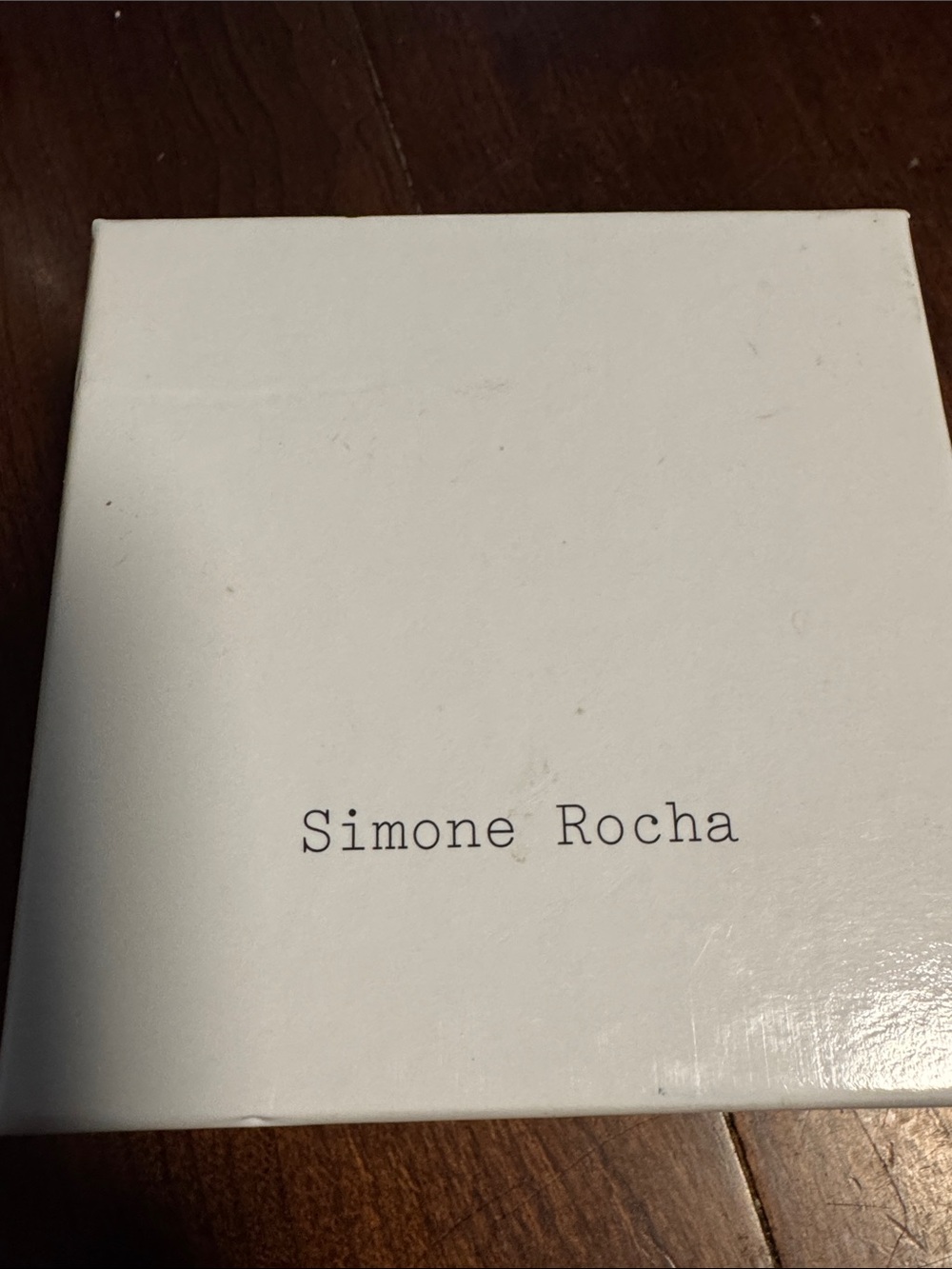 Simone Rocha White Box with Black Logo